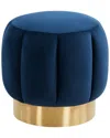 Safavieh Couture Maxine Channel Tufted Ottoman