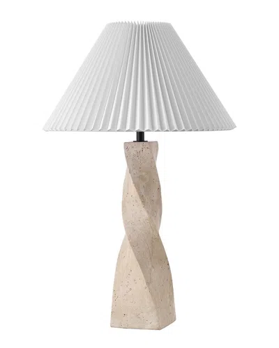 Safavieh Couture Mayalenn Travertine Table Lamp In Neutral