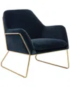 Safavieh Couture Misty Metal Frame Accent Chair