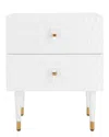 Safavieh Couture Neptune 2 Drawer Side Table