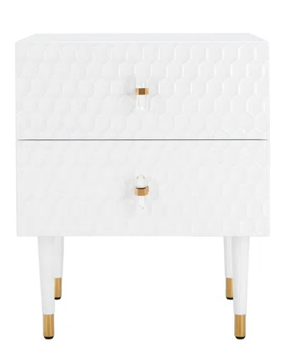 Safavieh Couture Neptune 2 Drawer Side Table