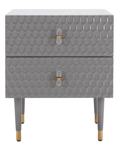 Safavieh Couture Neptune 2 Drawer Side Table