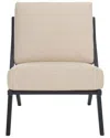 Safavieh Couture Nicki Scandinavian Accent Chair In Brown