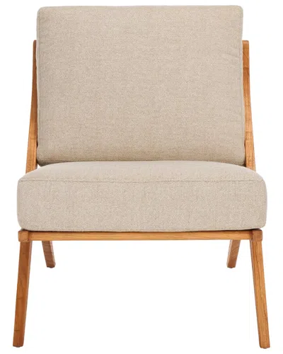 Safavieh Couture Nicki Scandinavian Accent Chair In Brown