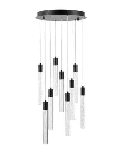 Safavieh Couture Nicolle Acrylic 9-light Chandelier In Black