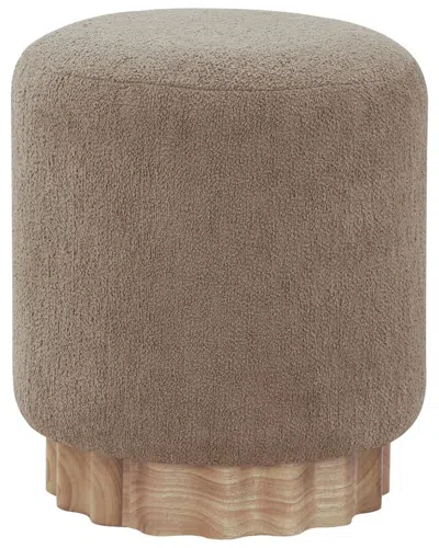 SAFAVIEH COUTURE SAFAVIEH COUTURE NIKOLAS ROUND BOUCLE OTTOMAN