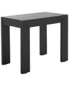 Safavieh Couture Nikole Rectangle Wood Accent Table In Black