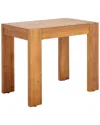 Safavieh Couture Nikole Rectangle Wood Accent Table In Brown