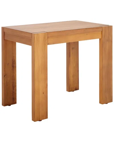 Safavieh Couture Nikole Rectangle Wood Accent Table In Brown