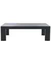 Safavieh Couture Nikole Rectangle Wood Coffee Table In Black