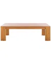 Safavieh Couture Nikole Rectangle Wood Coffee Table In Brown