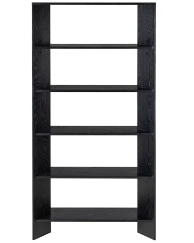 Safavieh Couture Norrington Wood 5 Shelf Bookshelf In Black