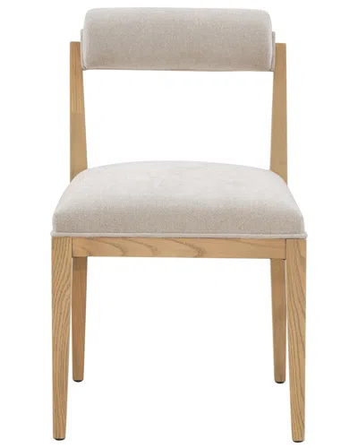 Safavieh Couture Oaklie Rolled Back Dining Chair In Blue
