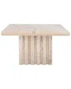 Safavieh Couture Olivia Square Travertine Accent Table