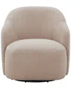 Safavieh Couture Peitra Boucle Accent Chair In Brown