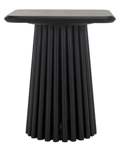 Safavieh Couture Penelope Wood Accent Table In Black