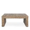 Safavieh Couture Persis Wicker Coffee Table In Natural