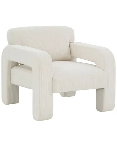 Safavieh Couture Petey Corduroy Accent Chair In White