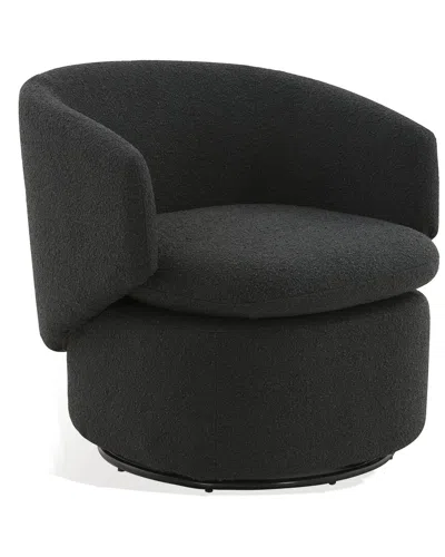Safavieh Couture Phyllis Swivel Chair In Black