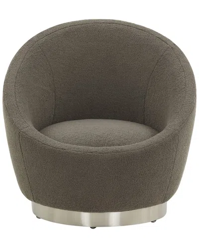 Safavieh Couture Pippa Swivel Chair In Grey