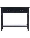 Safavieh Couture Primrose 2 Drawer Console Table In Black
