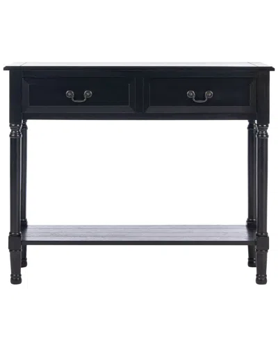 Safavieh Couture Primrose 2 Drawer Console Table In Black