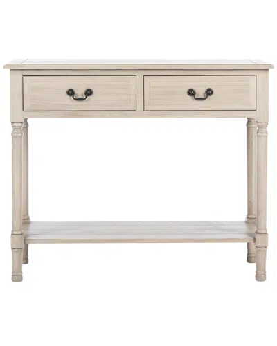Safavieh Couture Primrose 2 Drawer Console Table In Gray