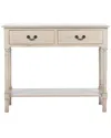 Safavieh Couture Primrose 2 Drawer Console Table In Grey