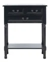 Safavieh Couture Primrose 3 Drawer Console Table In Black