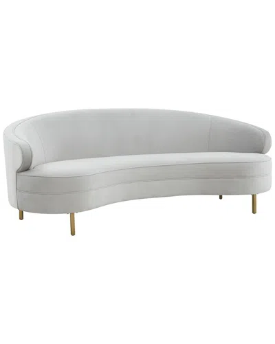 Safavieh Couture Primrose Curved Sofa In Grey