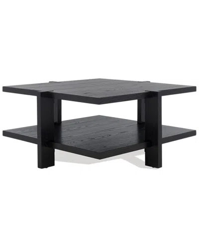 Safavieh Couture Quigley Square Coffee Table In Black
