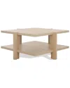 Safavieh Couture Quigley Square Coffee Table In Grey