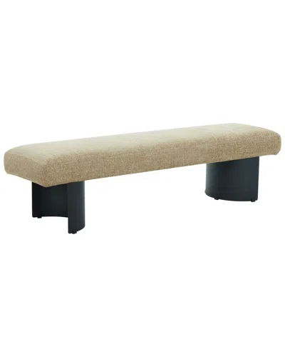 Safavieh Couture Raelee Metal Legs Bench In Brown