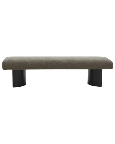Safavieh Couture Raelee Metal Legs Bench In Brown