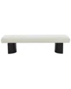Safavieh Couture Raelee Metal Legs Bench In White