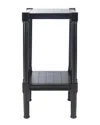 Safavieh Couture Rafiki Square Accent Table In Black
