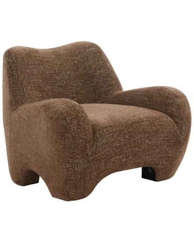 Safavieh Couture Randal Chenille Accent Chair In Brown