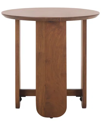 SAFAVIEH COUTURE SAFAVIEH COUTURE RAYBELINA ROUND WOOD ACCENT TABLE