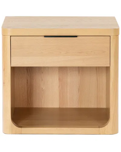Safavieh Couture Raylie 1 Drawer Wood Nightstand In Brown