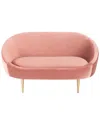 Safavieh Couture Razia Channel Tufted Tub Loveseat