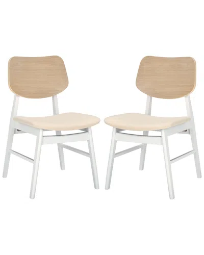 Safavieh Couture Rhonda Wood Dining Chair In Neutral