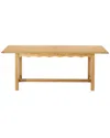 Safavieh Couture Rhylee Extendable Dining Table In Brown
