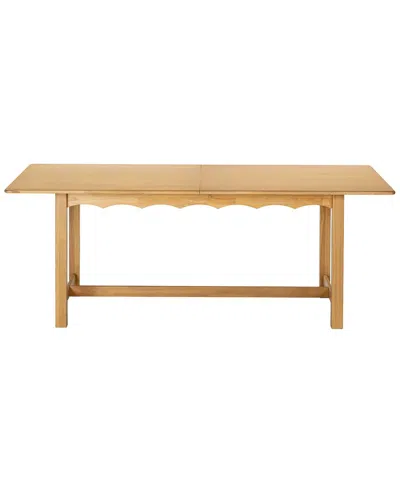 Safavieh Couture Rhylee Extendable Dining Table In Brown