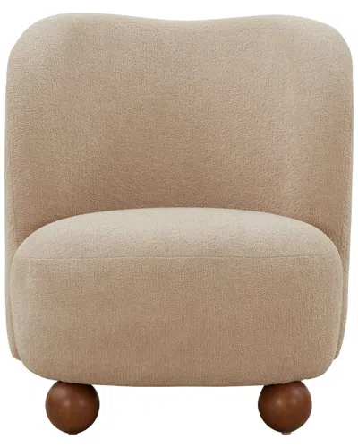 Safavieh Couture Rodolfo Boucle Accent Chair In Brown