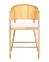 Safavieh Couture Rogue Rattan Barstool