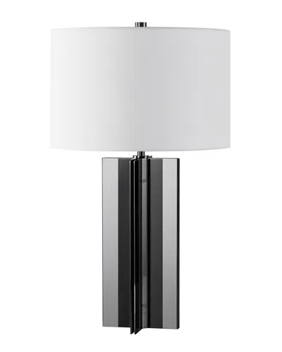 Safavieh Couture Rollins Square Metal Table Lamp In Black