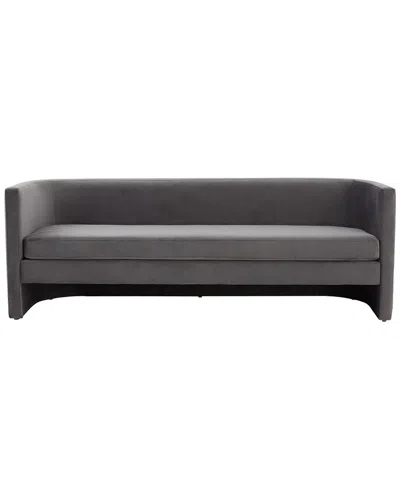 Safavieh Couture Rosabeth Curved Sofa In Grey