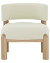 Safavieh Couture Rosabryna Ivory Accent Chair In White