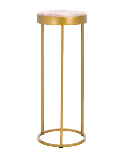 SAFAVIEH COUTURE SAFAVIEH COUTURE ROSECLAIRE STONE DRINK TABLE