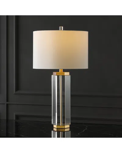 Safavieh Couture Roshan Crystal Table Lamp In Transparent